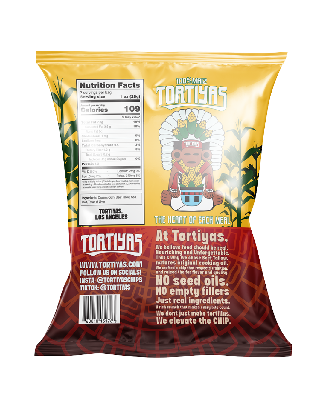 Tortiyas Beef Tallow Chips Variant Pack