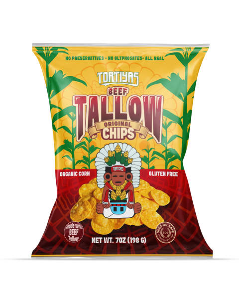 4- Tortiyas Beef Tallow Chips Variant Pack