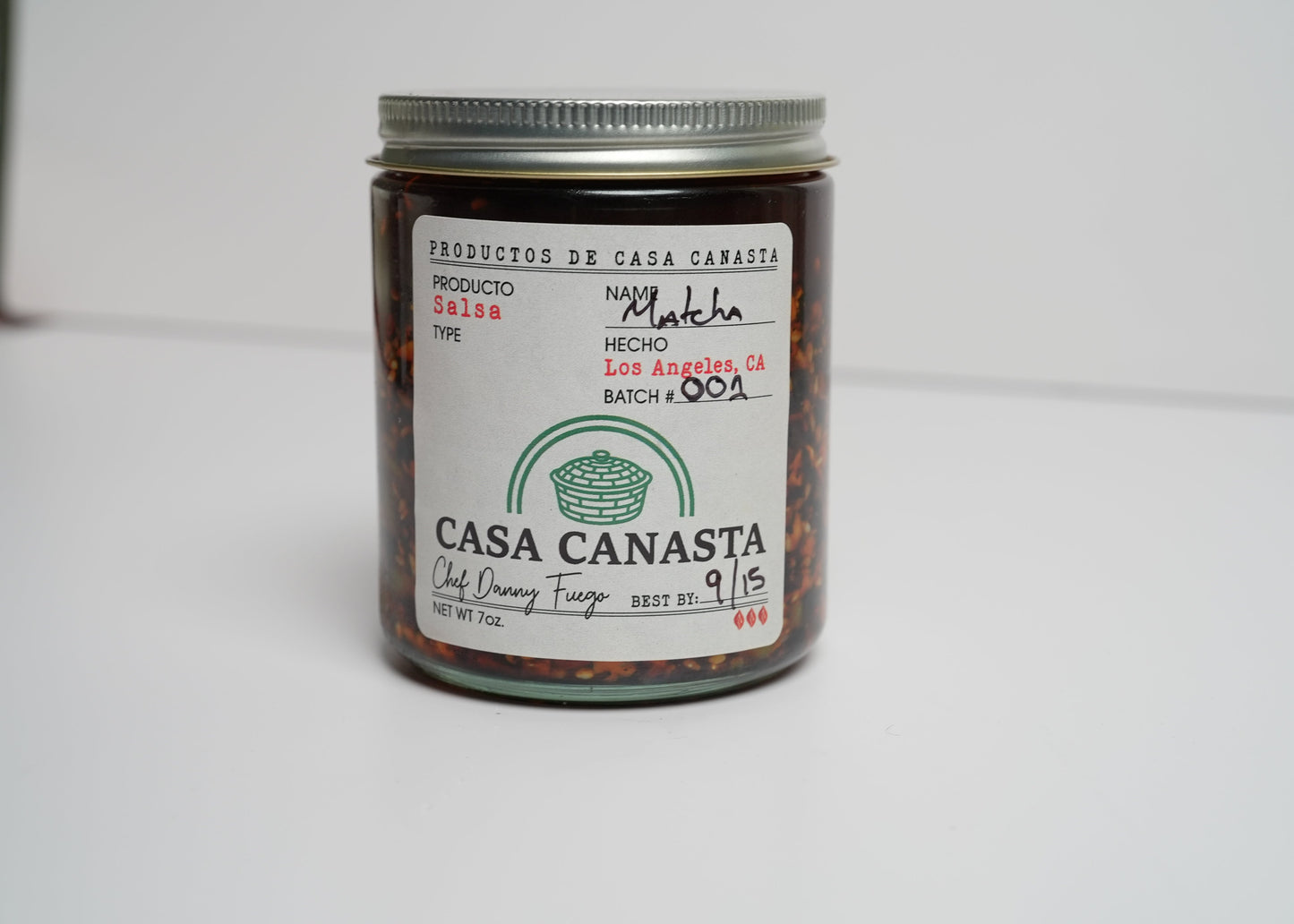 Casa Canasta Salsa Matcha 7 oz Packages