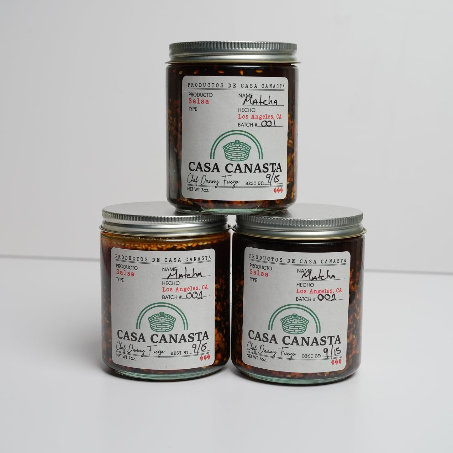 Casa Canasta Salsa Matcha 7 oz Packages
