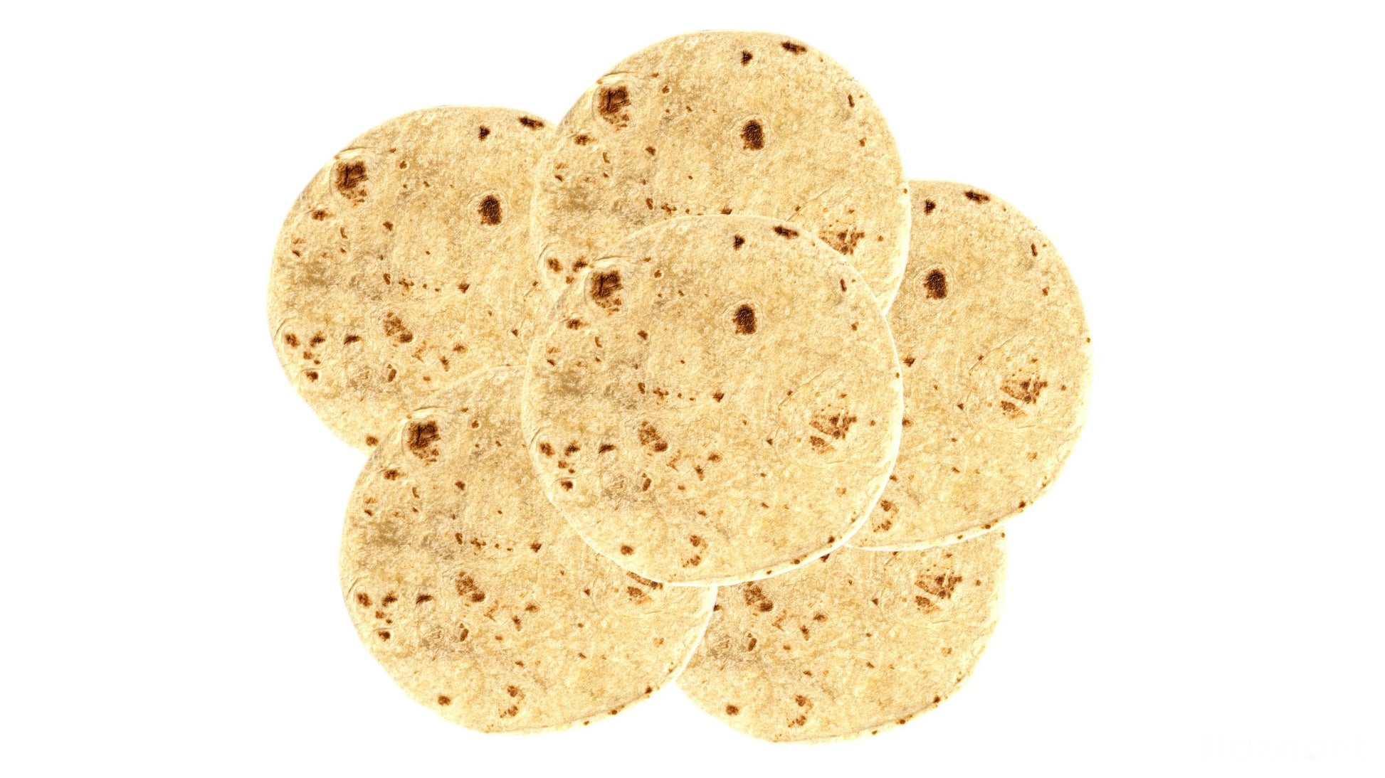 Product photo of La Jolla's stacked 6 Inch SONORA Style Freshly made organic Flour Tortilla 6 stack