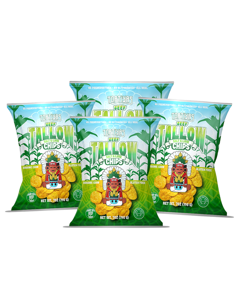 4- Tortiyas Beef Tallow Salt & Lime Chips